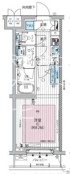 メインステージ板橋蓮根IIの間取り図