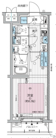 メインステージ板橋蓮根IIの間取り図