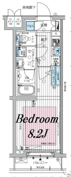 メインステージ板橋蓮根IIの間取り図