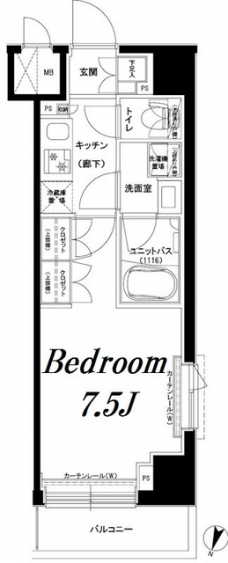 ルーブル東十条の間取り図