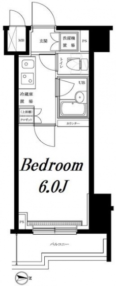 ルーブル大森町の間取り図
