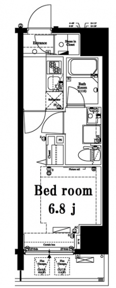 アクサス汐留の間取り図