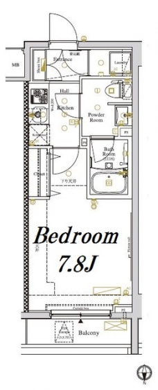 アクサス文京東大前の間取り図
