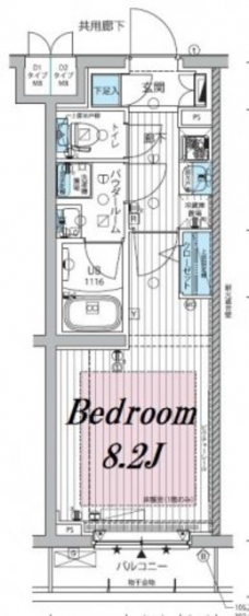 メインステージ板橋蓮根IIの間取り図