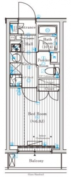 プレール・ドゥーク中野富士見町IIの間取り図