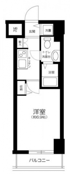 グランド・ガーラ芝公園の間取り図