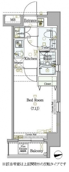 エクシム大森の間取り図