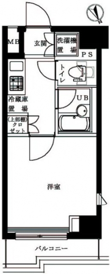 ルーブル大井町参番館の間取り図