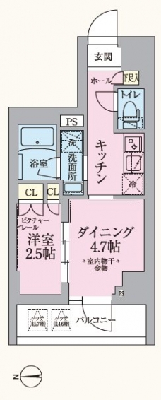 アークマーク板橋大山の間取り図