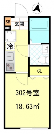 CFジオーレ本蓮沼の間取り図