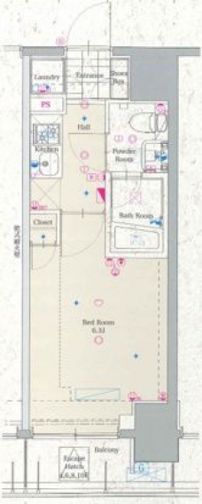 グラントゥルース練馬3の間取り図