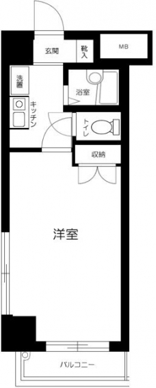 ヴェルステージ茅場町の間取り図