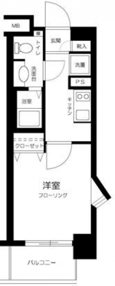 プレール中延の間取り図