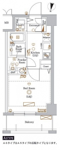 アクサス志村坂上の間取り図