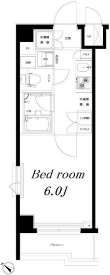 ルーブル旗の台弐番館の間取り図