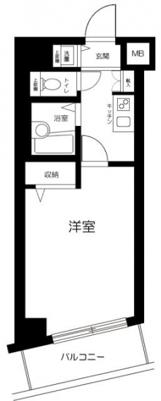 フェニックス笹塚弐番館の間取り図