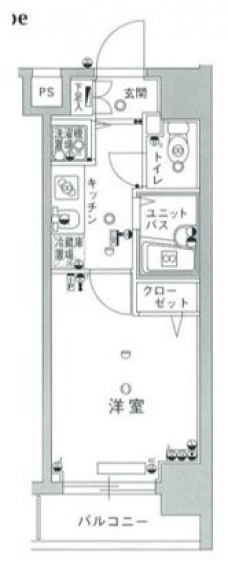 スカイコート池袋第7の間取り図