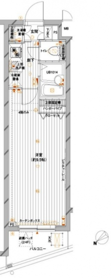 メインステージ赤塚の間取り図