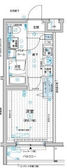 メインステージ立川IIIの間取り図