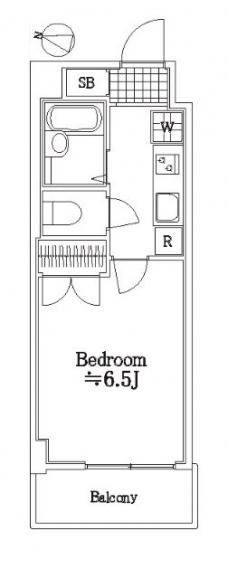 スカイコート笹塚駅前の間取り図