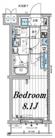 メインステージ板橋蓮根IIの間取り図