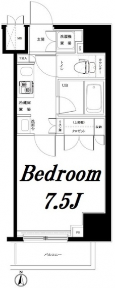 ルーブル板橋区役所前の間取り図