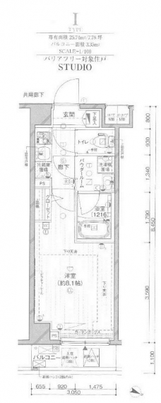 メインステージ板橋志村IIの間取り図