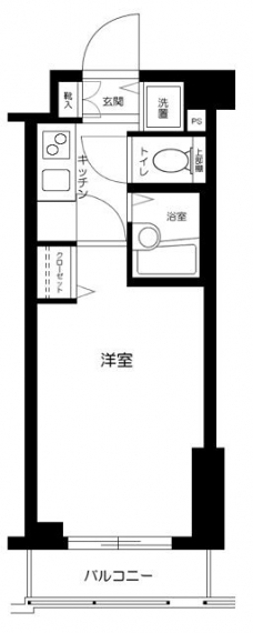 アヴァンティーク荻窪の間取り図