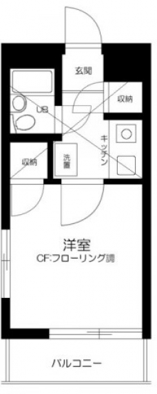 プラザ常盤台の間取り図