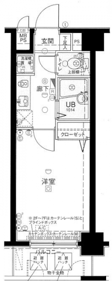 メインステージ巣鴨の間取り図