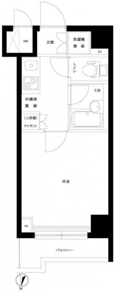ルーブル明大前の間取り図