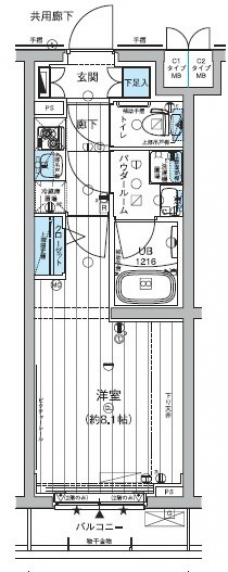 メインステージ板橋蓮根IIの間取り図