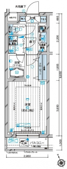 メインステージ都立家政の間取り図