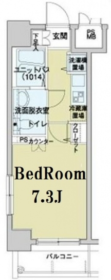 メインステージ八丁堀の間取り図