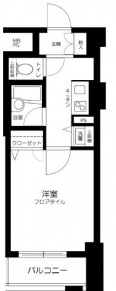 パークウェル代田橋の間取り図
