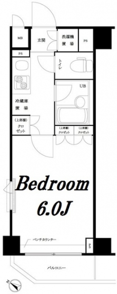 ルーブル大塚伍番館の間取り図