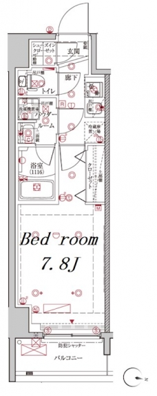 クレイシア板橋本町の間取り図