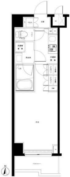 ルーブル高島平の間取り図