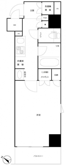 ルーブル大塚伍番館の間取り図