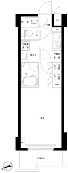 ルーブル板橋東新町弐番館の間取り図