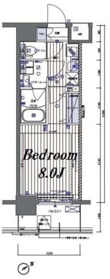 メインステージ板橋本町の間取り図