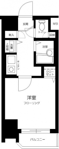 フェニックス幡ヶ谷壱番館の間取り図