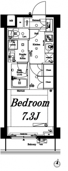 アクサスレジデンス外苑の間取り図