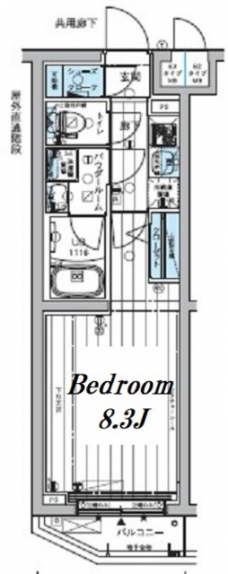 メインステージ板橋蓮根IIの間取り図