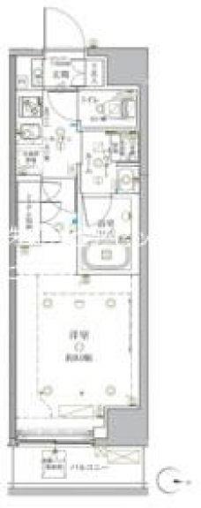 クレイシア新宿中落合の間取り図