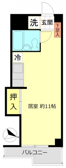 カーサ大島の間取り図
