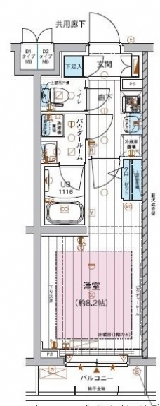 メインステージ板橋蓮根IIの間取り図