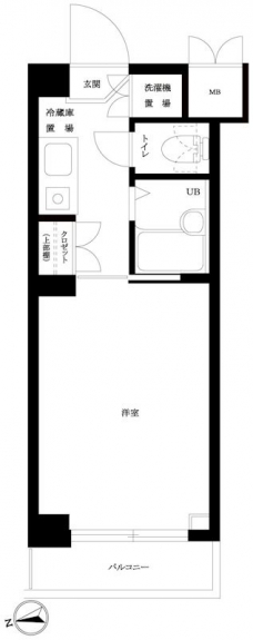 ルーブル世田谷の間取り図