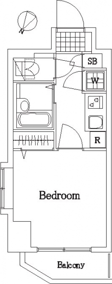 トーシンフェニックス初台の間取り図