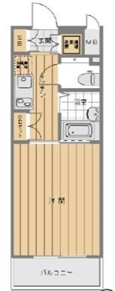 ルーブル早稲田の間取り図